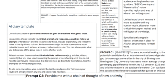 How Diaries Can Help Counter the Influence of Artificial Intelligence
