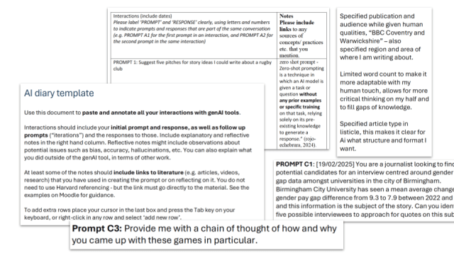 How Diaries Can Help Counter the Influence of Artificial Intelligence