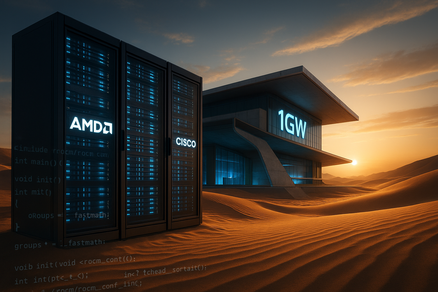 The 1 GW Gamble: How AMD and Cisco Are Wiring Saudi Arabia for the AI Century